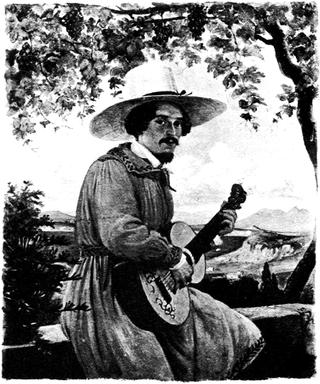 The composer Henrik Rung in Italy