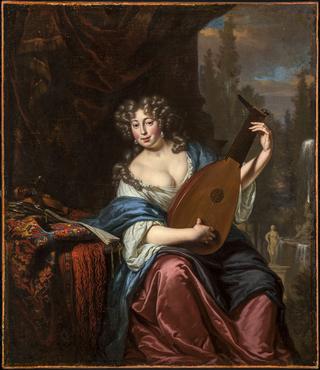 Woman Playing The Lute