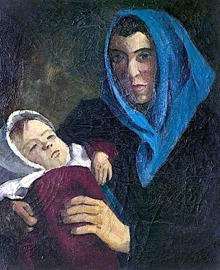 Mother and Sleeping Child