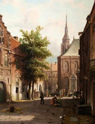 A Dutch street scene