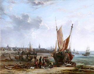Liverpool from Bootle Sands