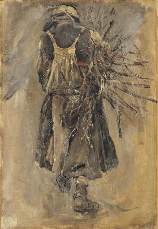 A Woman. Study for Sancta Simplicitas