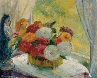 Zinnias and Marigolds