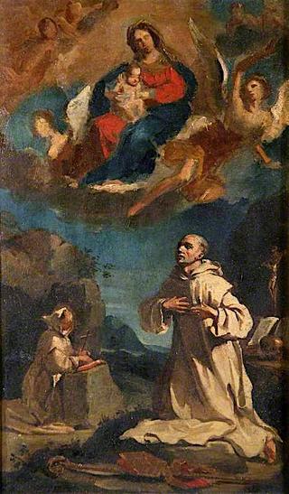 The Vision of Saint Bruno (after Guercino)