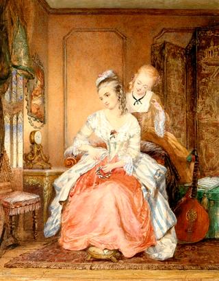 A lady and her maid
