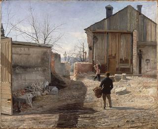 Demolishing the Old Orphanage, Stockholm