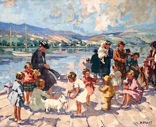 Families on the Pier