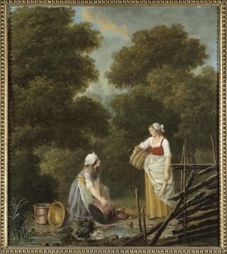 Two Maid-Servants at a Brook