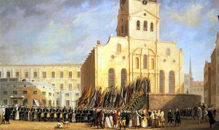 Procession in Stockholm after the Victory at the Swedish Sund