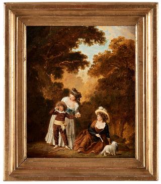 Two Women with a Boy
