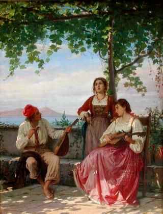 Neapolitan Musicians on the Terrace