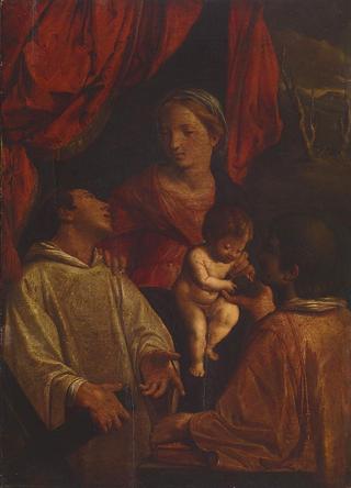 Madonna and Child with St Lawrence and St Stephen