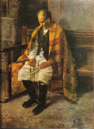 Old Man Praying