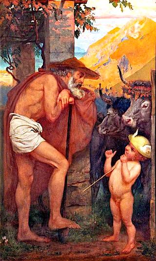 Mercury Stealing the Cattle of the Gods