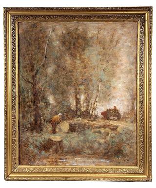 Loggers in Woods