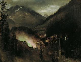 Wildbad Gastein in the Evening