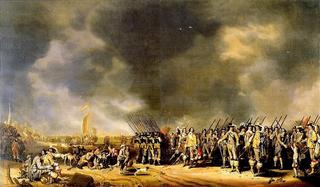 The Departure of Queen Henrietta Maria of England from the Beach at Scheveningen