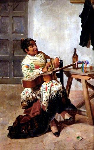 Mujer Con Guitarra