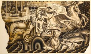 Study for The Chariot of Poseidon