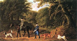 Lord Torrington's Steward and Gamekeeper, with Dogs
