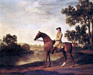 William Shutt, the 5th Earl of Carlisle's Groom, Riding His Master's Favourite Chrstnut