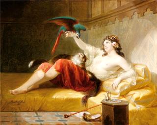 Odalisque with a Parrot