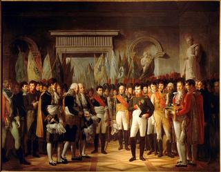 1806年11月19日，拿破仑一世在柏林皇宫接见法国参议院议员