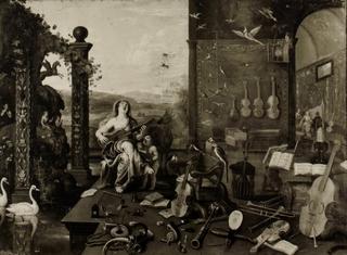 Music allegory, pastiche unknown artist