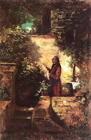 An Old Man in the Garden