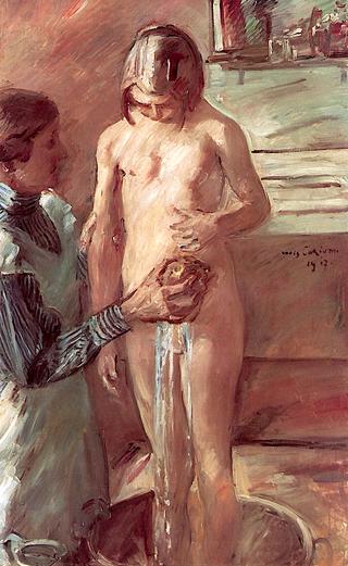 Little Girl in the Washtub