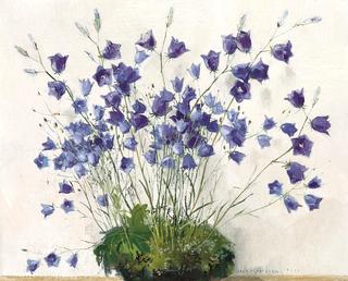 Still-life with Bluebells