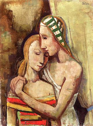 Two Girls Hugging Each Other