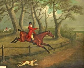 A Huntsman Taking a Fence