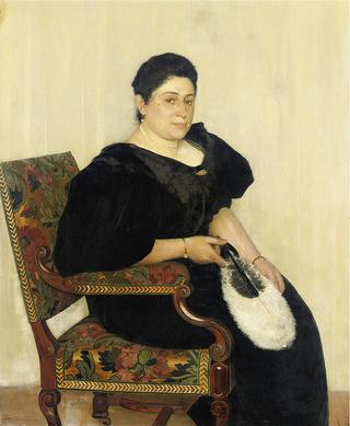 Woman with Fan