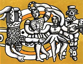 Parade on a Yellow Background