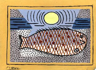 Fish Stranded in the Sun