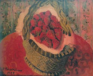 Basket with Strawberries