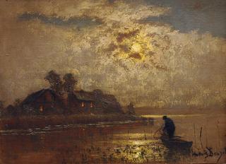 Fisherman in the Moonlight