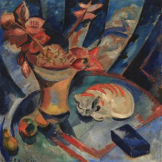 Still-life with Cat