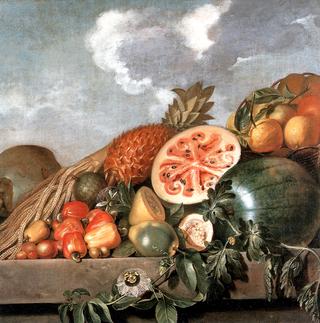 Pineapple, watermelons and other fruits