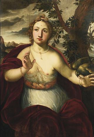 A Lady Bitten by a Parrot