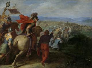 The Romans under Claudius Civilis Cerealis defeated by the treachery of a Batavian