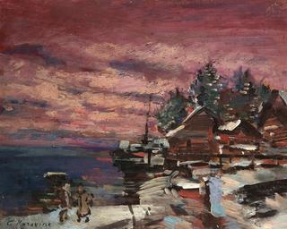 Village in Winter