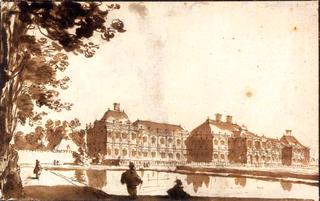 The Huis ter Nieuburch at Rijswijck, Seen from the South-Southwest