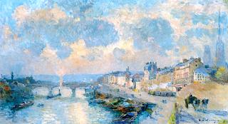 The Quai de Paris and the Port Corneille in Rouen