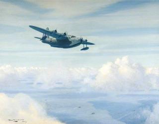 Short Sunderland Flying Boat on Convoy Patrol