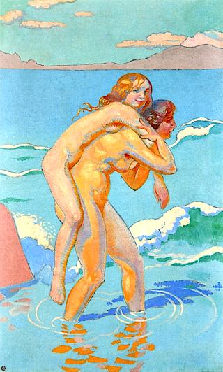 Games of Nausicaa: Woman Carrying Her Companion