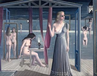 Young Women at the Edge of Water