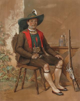 Portrait of a Tyrolean Shooter