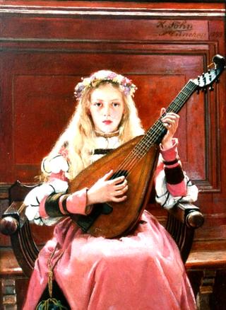 A Girl with a lute